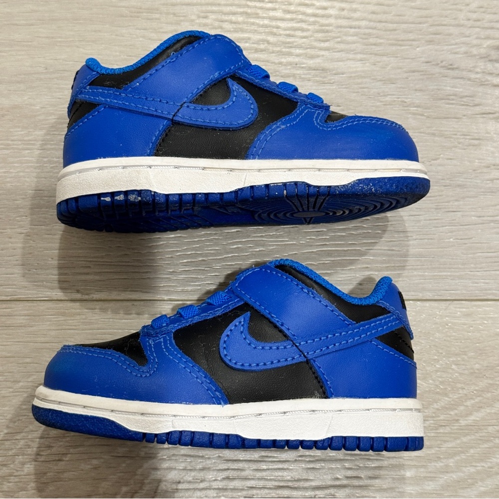 Nike Kids Royal Blue Black Dunks Shoes Sneakers Toddler Infants Shoes Sz. 5c
